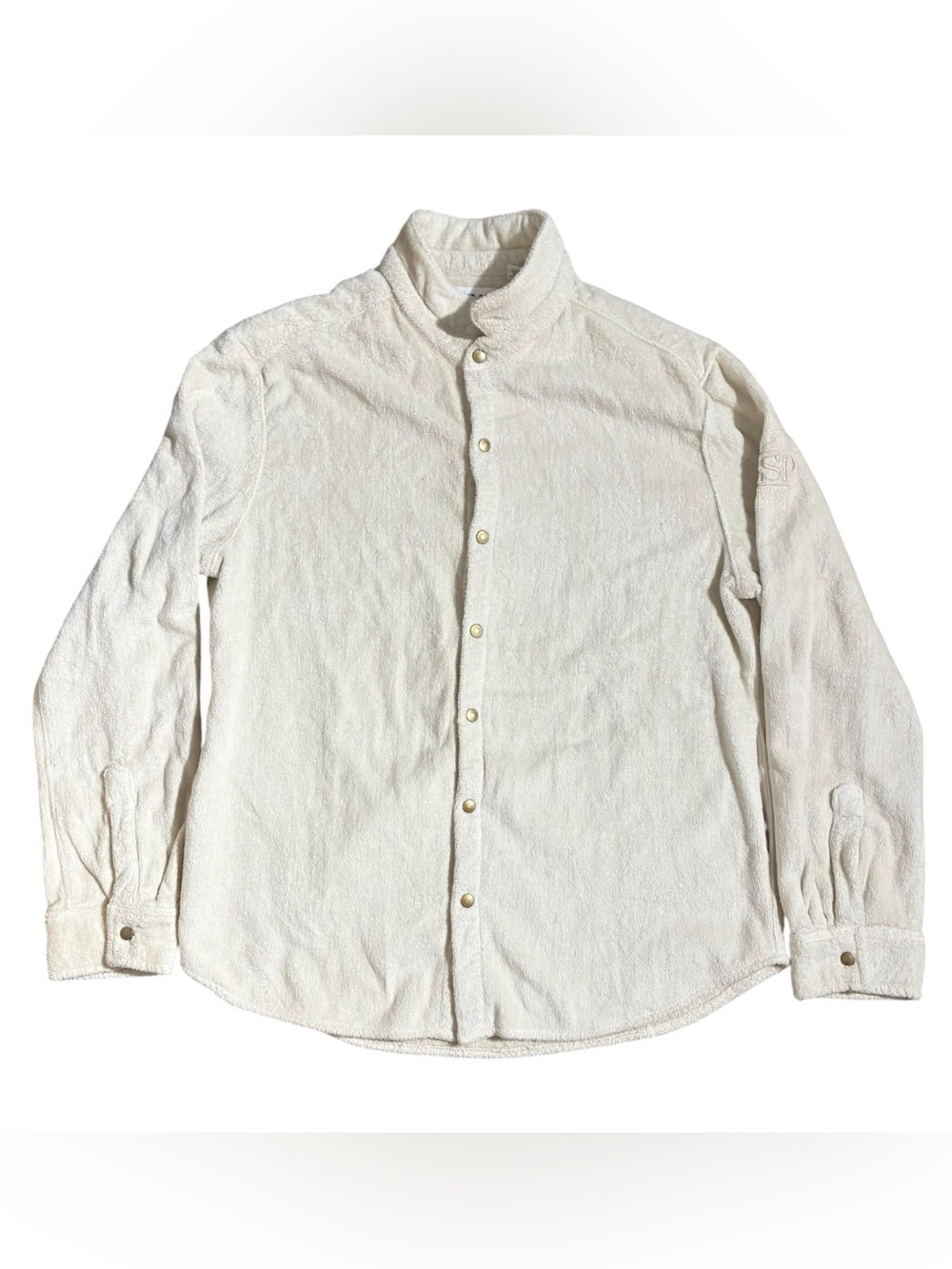 Adam Mar Montauk Oxford Shirt Hybrid Jacket Cream